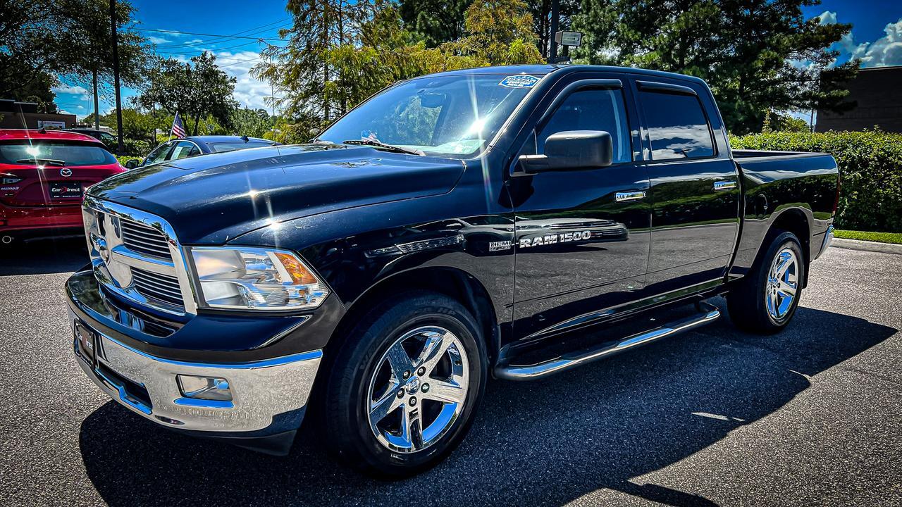 2012 RAM 1500 SLT BIG HORN 4X4, RUNNING BOARDS, TOW PACKAGE/HITCH, USB