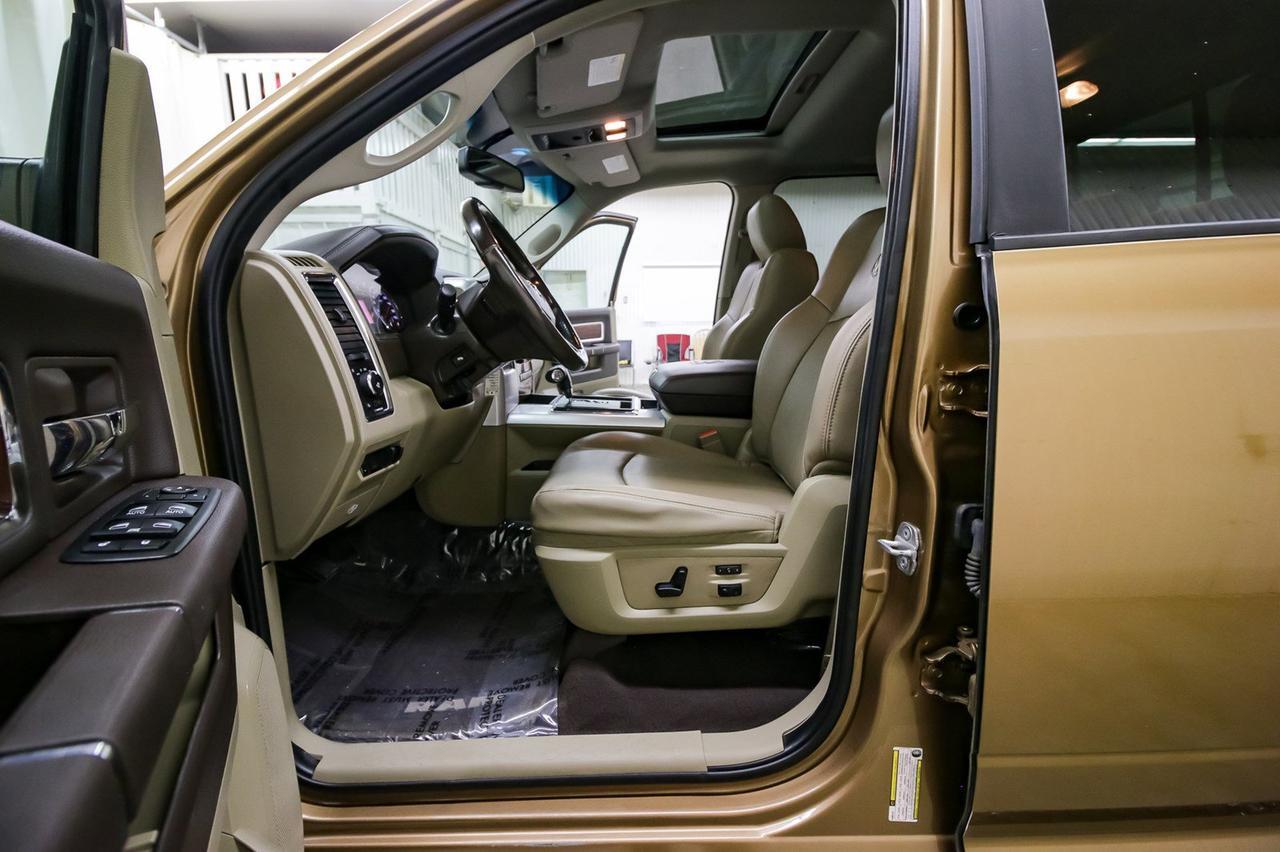 2012 Ram 1500 4x4 Quad Cab Laramie Leather Roof Nav Red Deer AB