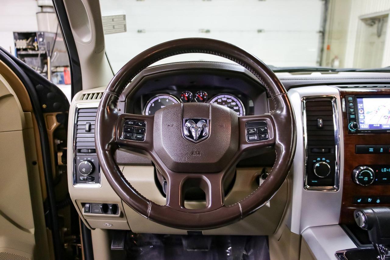 2012 Ram 1500 4x4 Quad Cab Laramie Leather Roof Nav Red Deer AB