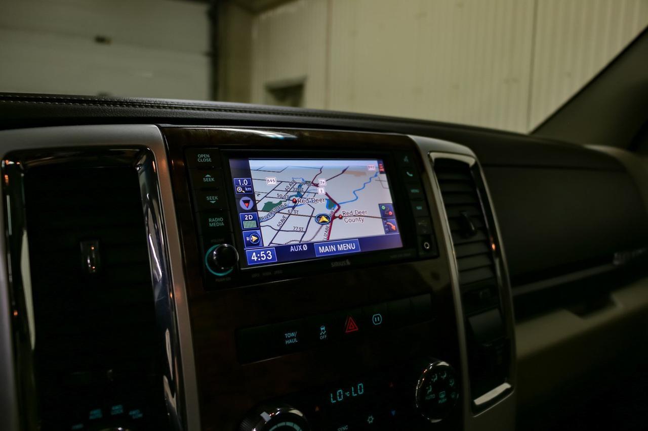2012 Ram 1500 4x4 Quad Cab Laramie Leather Roof Nav Red Deer AB