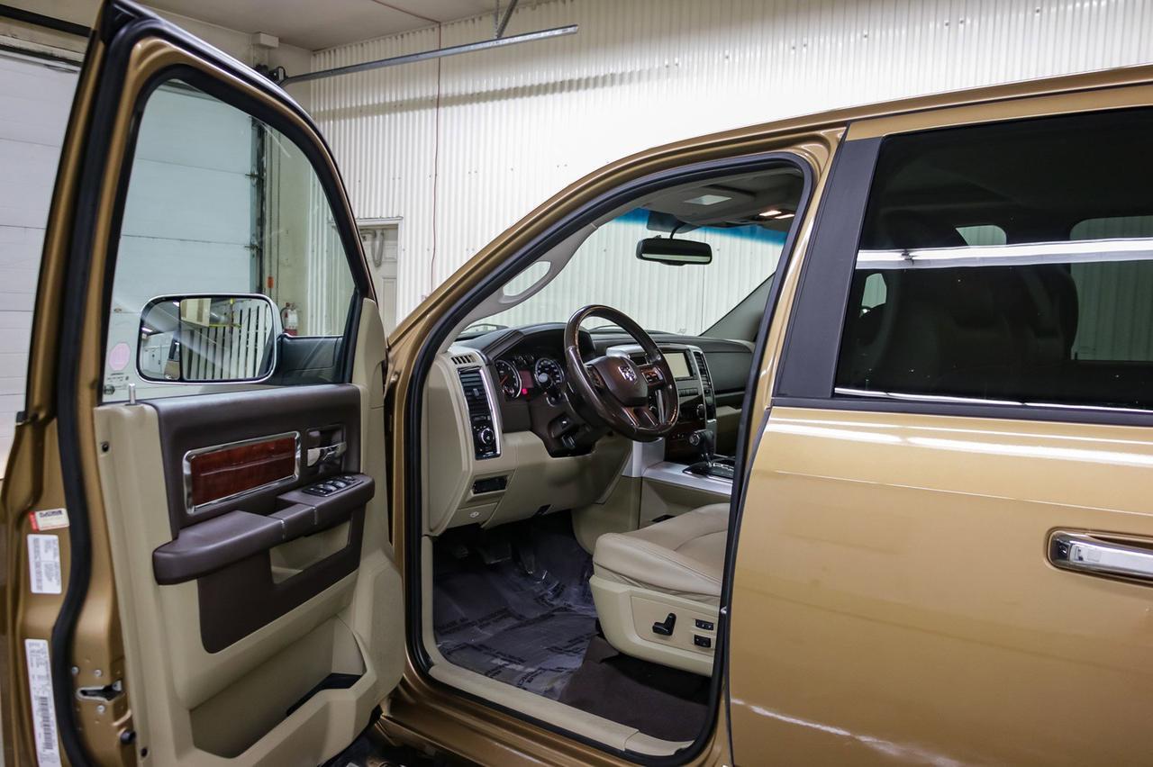 2012 Ram 1500 4x4 Quad Cab Laramie Leather Roof Nav Red Deer AB