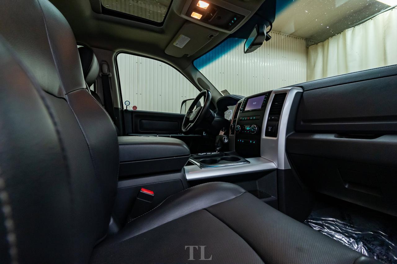 2012 Ram 1500 4x4 Quad Cab Sport Leather Roof BCam Red Deer AB