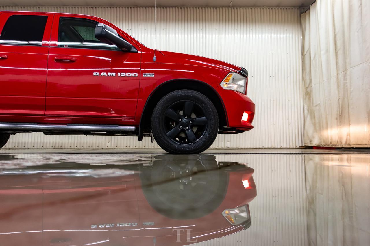 2012 Ram 1500 4x4 Quad Cab Sport Leather Roof BCam Red Deer AB