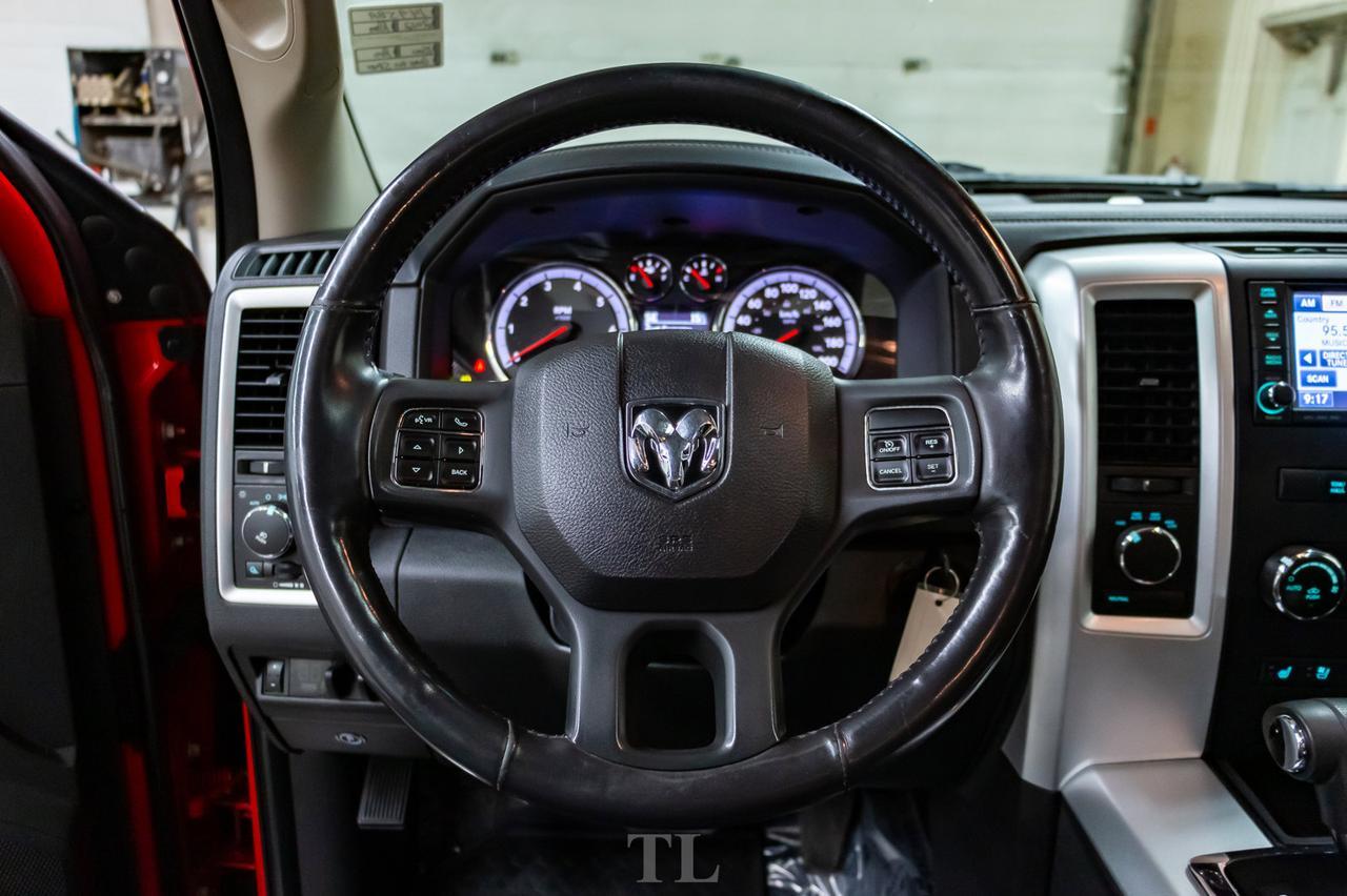 2012 Ram 1500 4x4 Quad Cab Sport Leather Roof BCam Red Deer AB