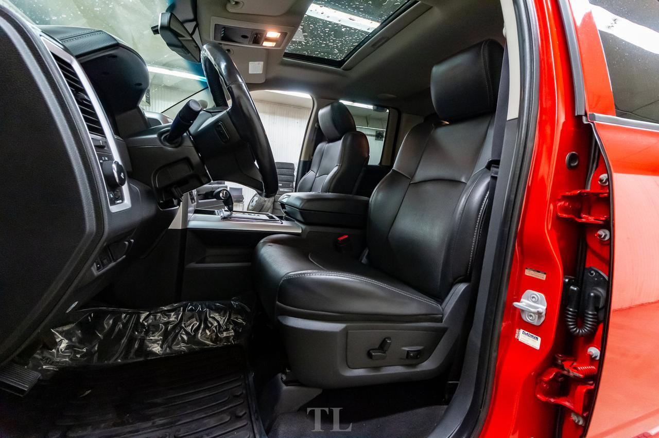 2012 Ram 1500 4x4 Quad Cab Sport Leather Roof BCam Red Deer AB