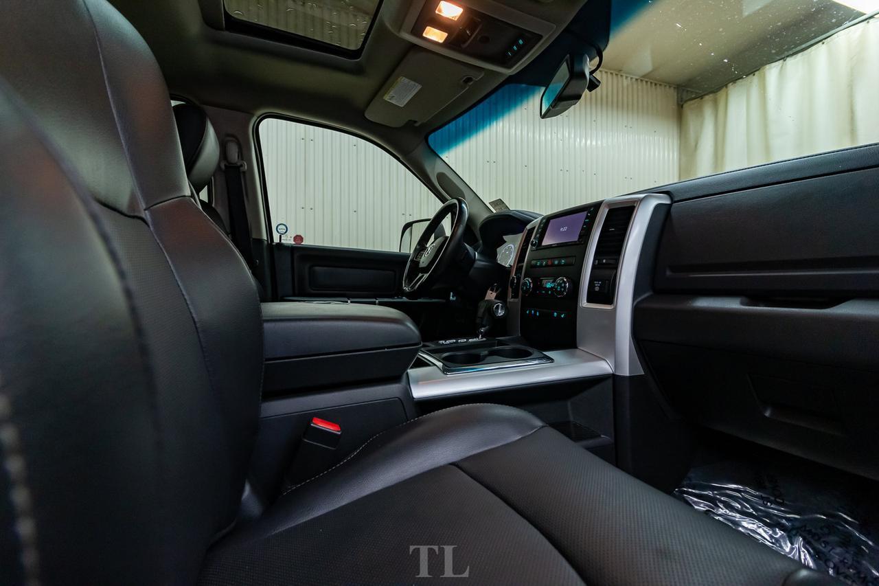 2012 Ram 1500 4x4 Quad Cab Sport Leather Roof BCam Red Deer AB