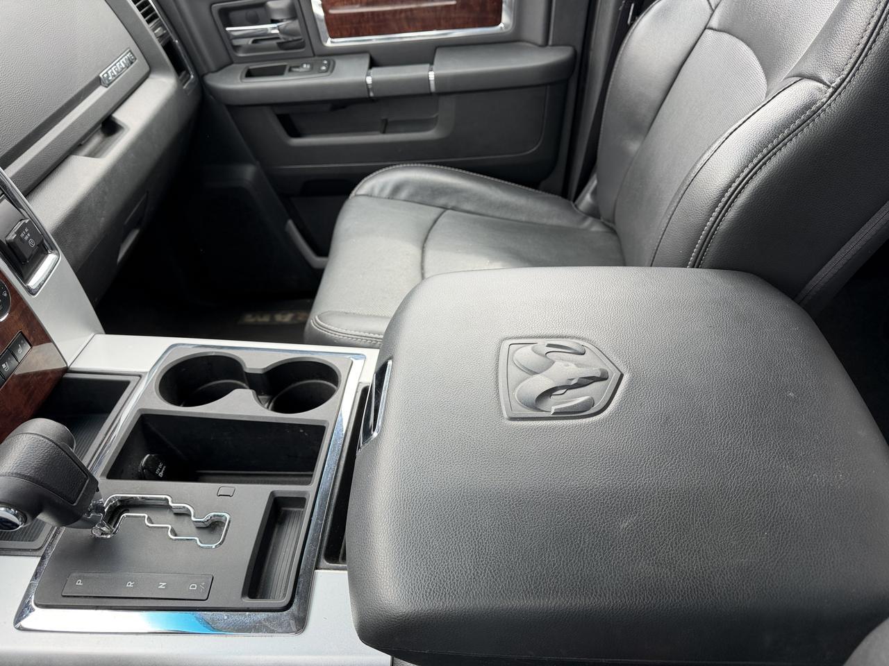 2012 Ram 1500 Laramie Crew Cab 4WD | V8 HEMI | NAV | RamBox | Leather Heated Vented Seats | Remote Start Redwater AB