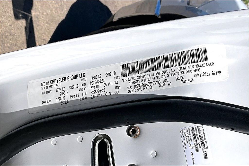 2012 Ram 1500 Laramie OR