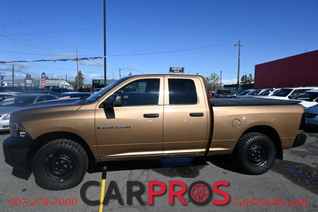 2012 Ram 1500 ST - 4.7L V8 - Automatic - 4X4 - Keyless Entry - Bluetooth - Power Windows & Door Locks - Bedliner - Hard Tonneau Cover - Tow Package Anchorage AK