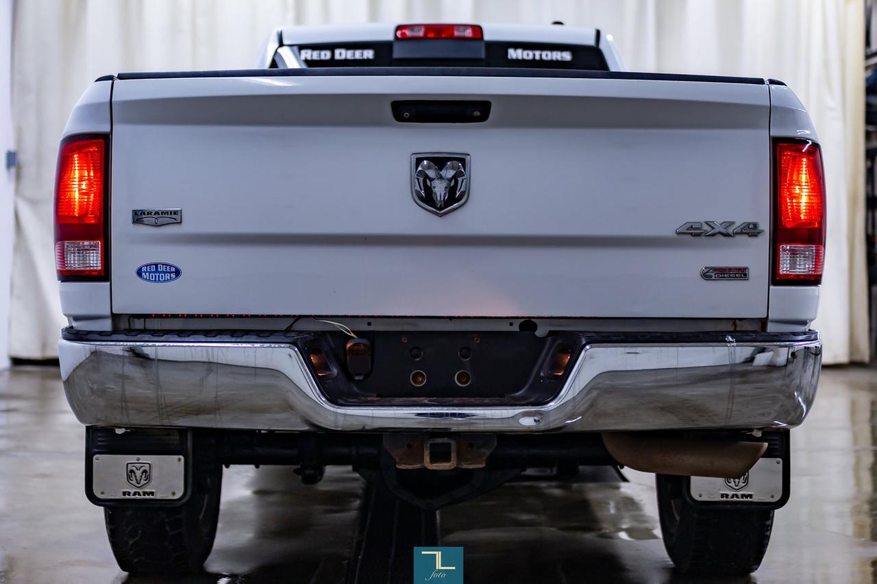 2012 Ram 2500 4x4 Crew Cab Laramie Longbox Diesel Leather Roof Nav Red Deer AB