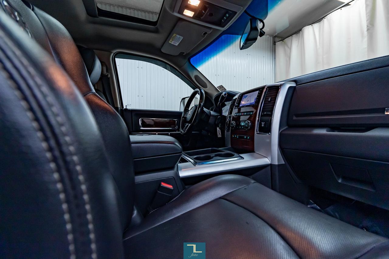 2012 Ram 2500 4x4 Crew Cab Laramie Longbox Diesel Leather Roof Nav Red Deer AB