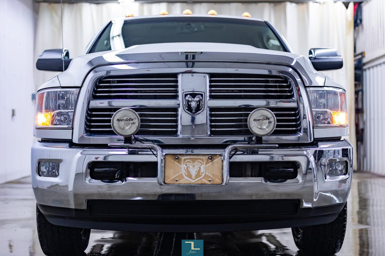 2012 Ram 2500 4x4 Crew Cab Laramie Longbox Diesel Leather Roof Nav Red Deer AB