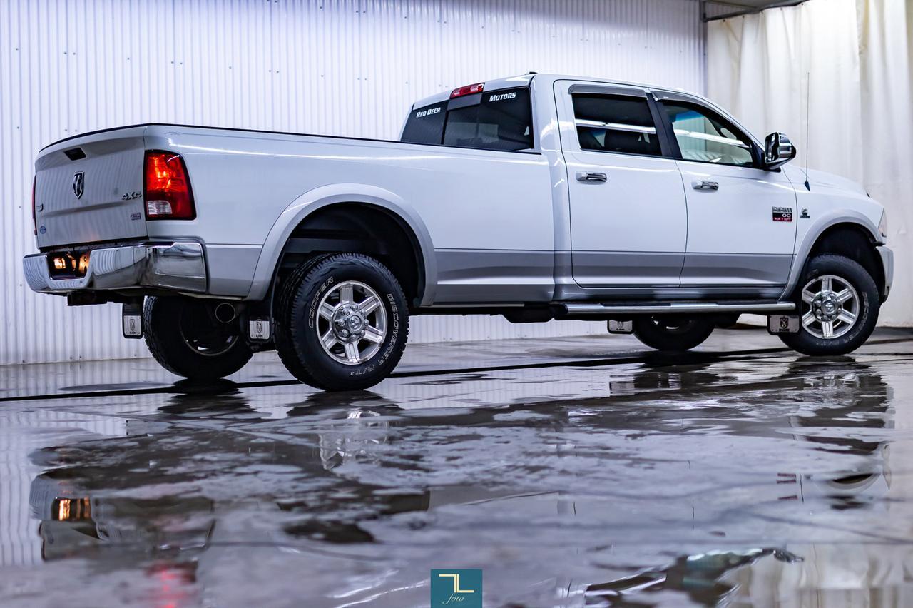 2012 Ram 2500 4x4 Crew Cab Laramie Longbox Diesel Leather Roof Nav Red Deer AB