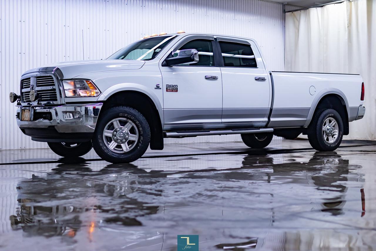 2012 Ram 2500 4x4 Crew Cab Laramie Longbox Diesel Leather Roof Nav Red Deer AB