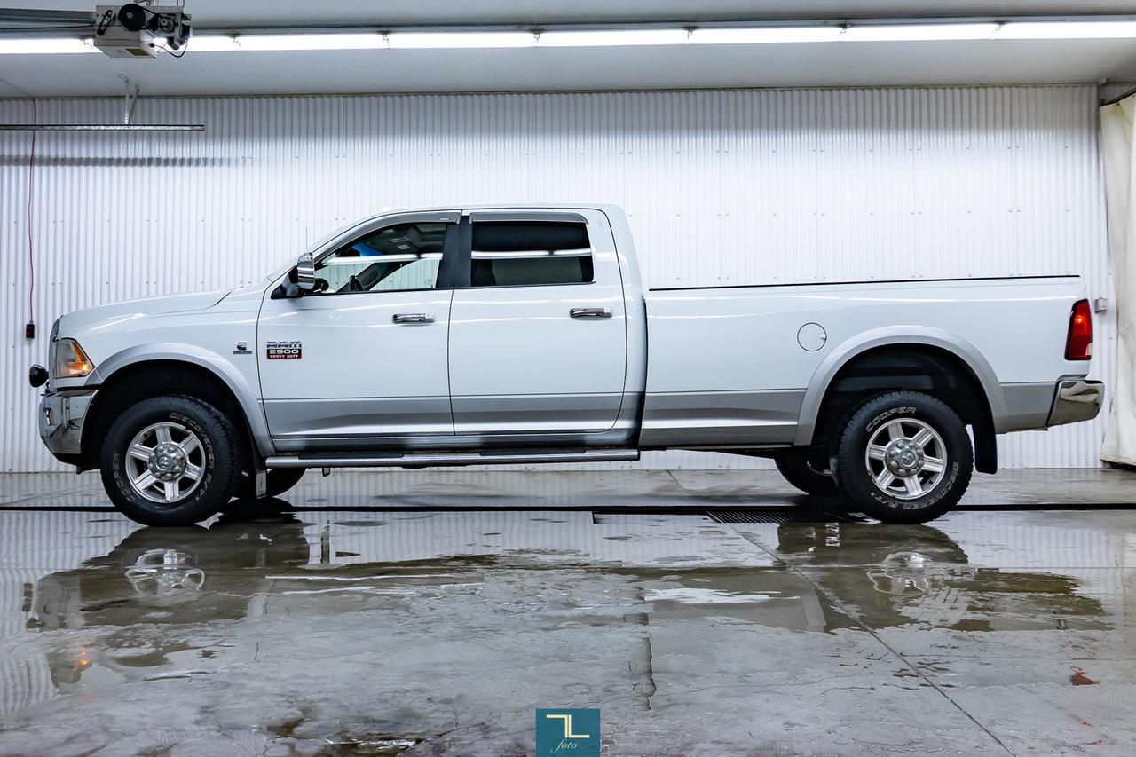 2012 Ram 2500 4x4 Crew Cab Laramie Longbox Diesel Leather Roof Nav Red Deer AB