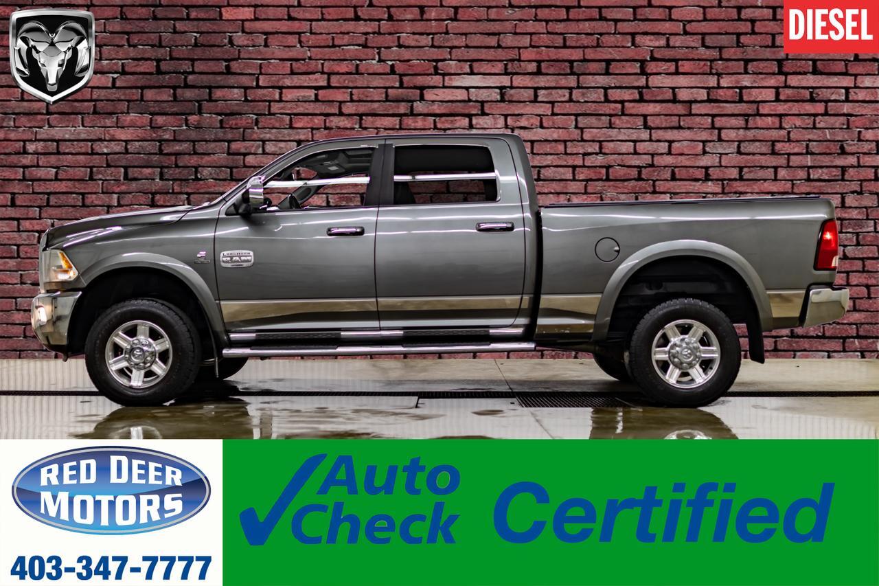 2012 Ram 2500 4x4 Crew Cab Longhorn Diesel Leather Roof Nav