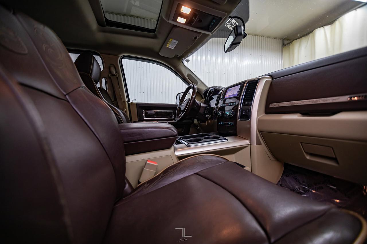 2012 Ram 2500 4x4 Crew Cab Longhorn Diesel Leather Roof Nav Red Deer AB