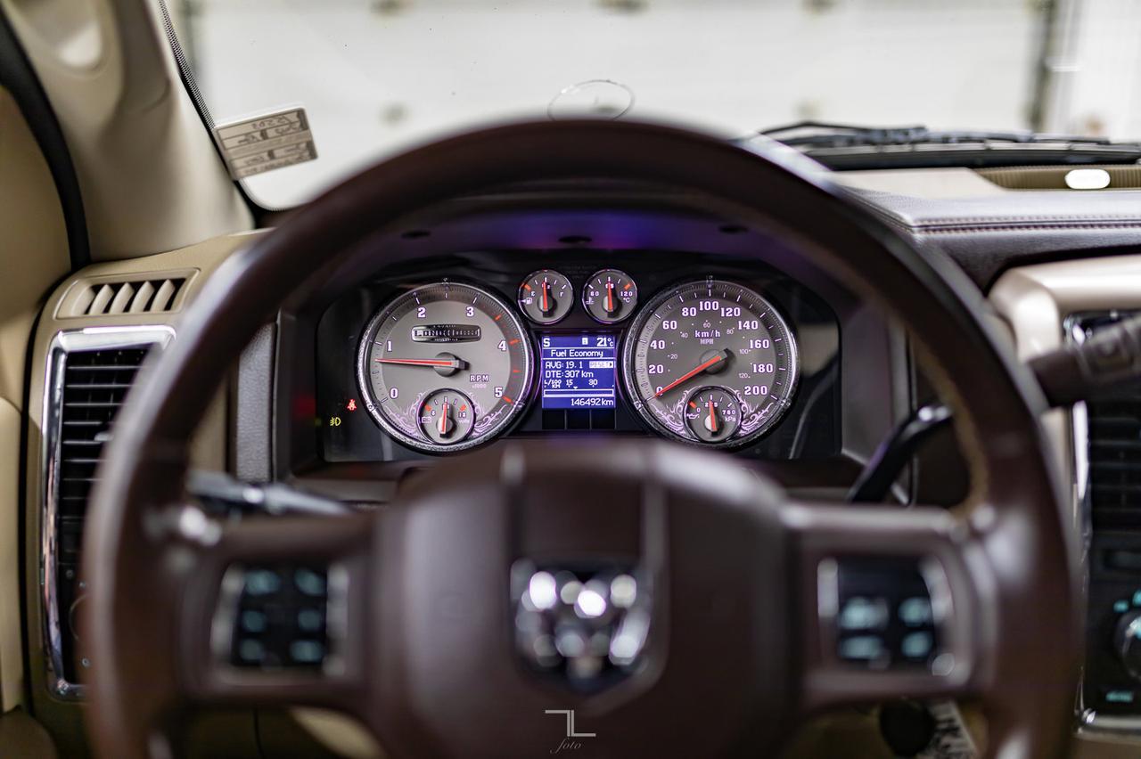 2012 Ram 2500 4x4 Crew Cab Longhorn Diesel Leather Roof Nav Red Deer AB