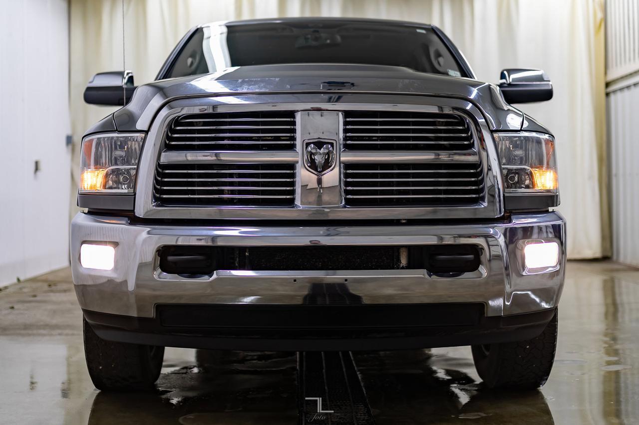 2012 Ram 2500 4x4 Crew Cab Longhorn Diesel Leather Roof Nav Red Deer AB