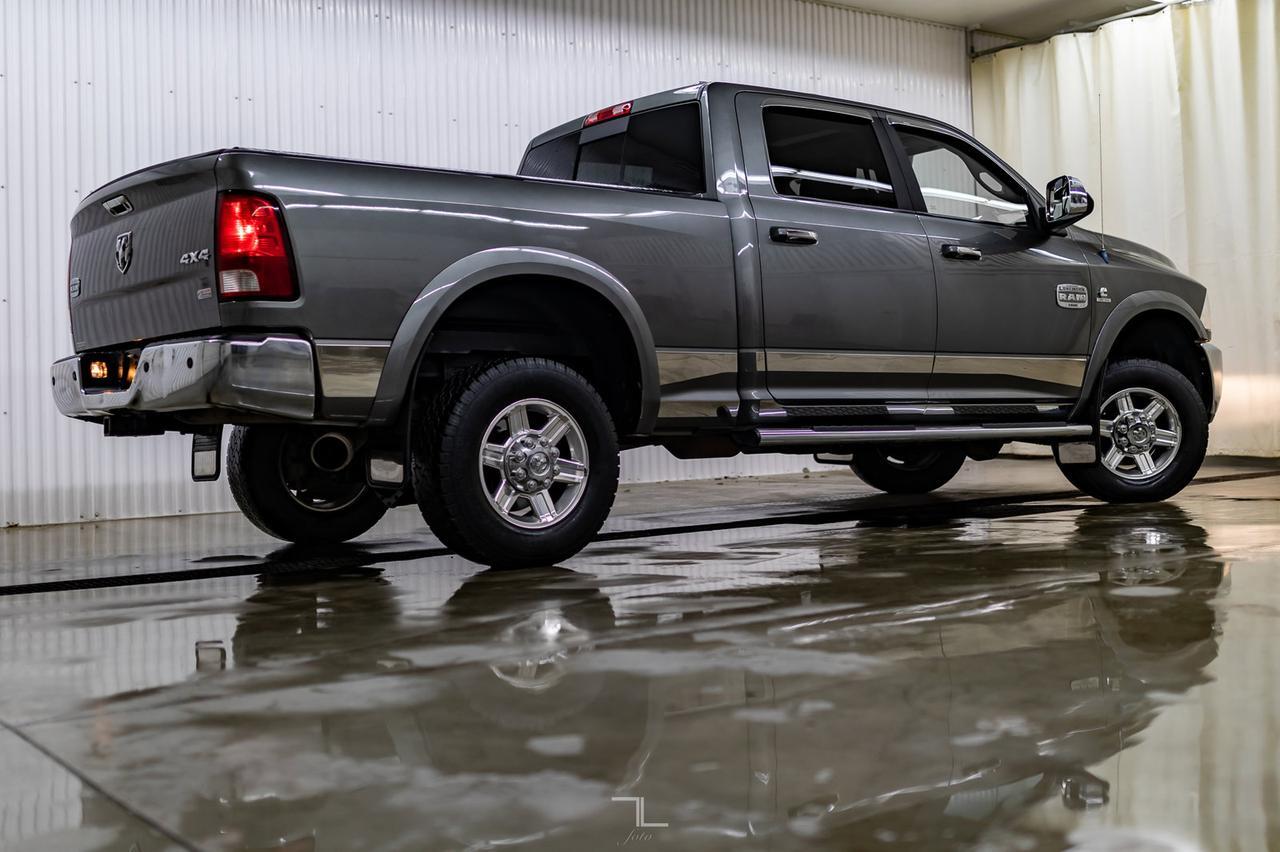 2012 Ram 2500 4x4 Crew Cab Longhorn Diesel Leather Roof Nav Red Deer AB