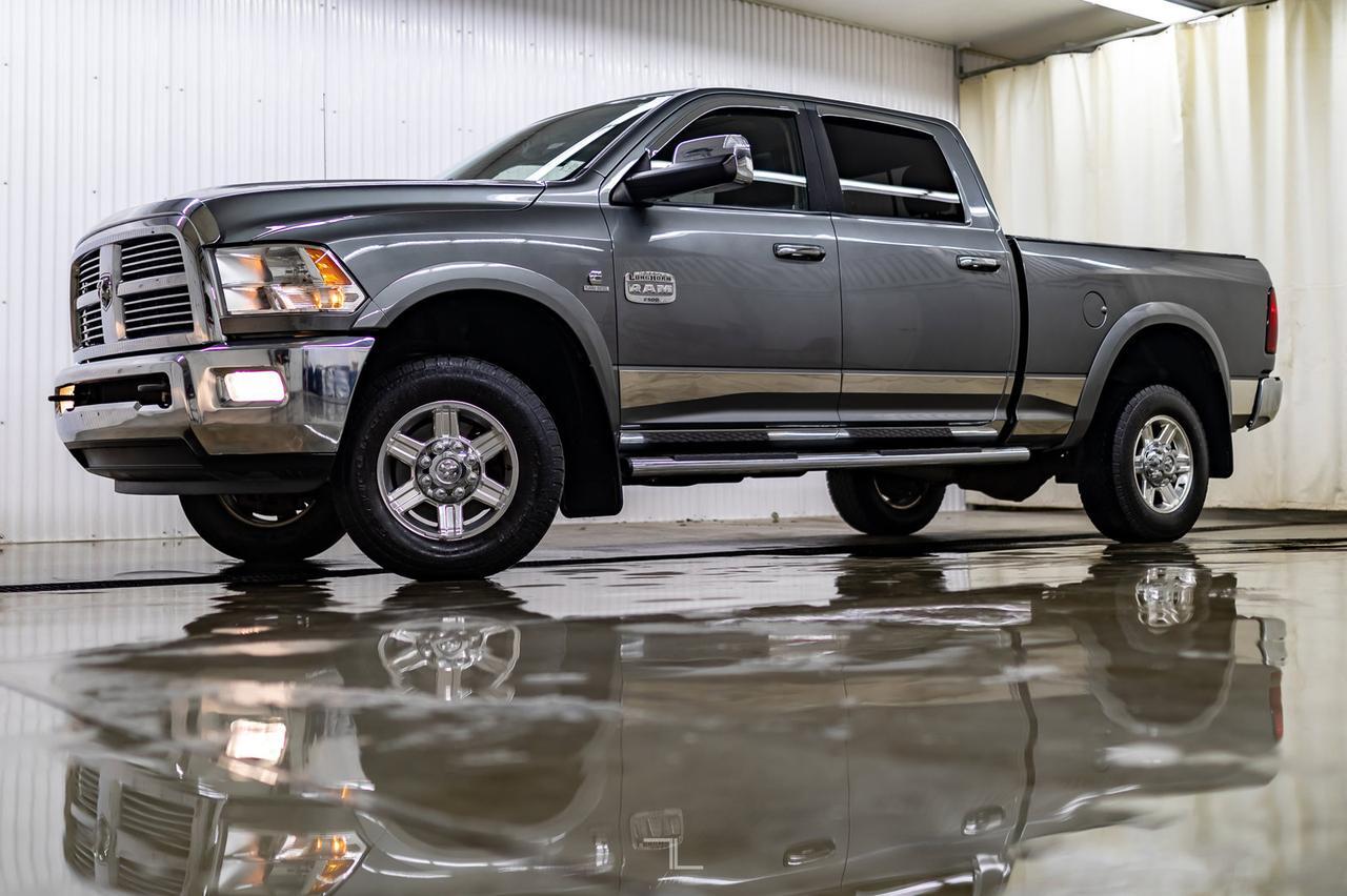 2012 Ram 2500 4x4 Crew Cab Longhorn Diesel Leather Roof Nav Red Deer AB
