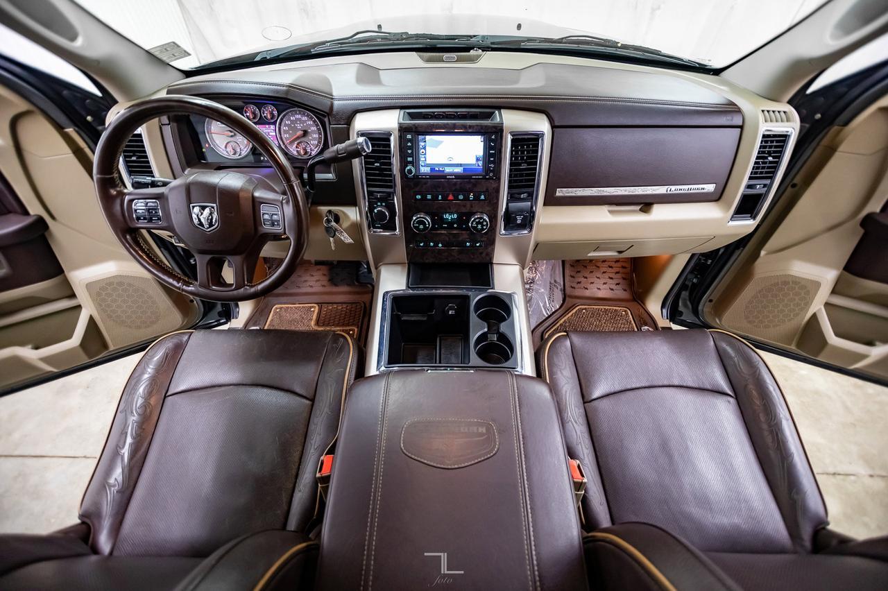 2012 Ram 2500 4x4 Crew Cab Longhorn Diesel Leather Roof Nav Red Deer AB