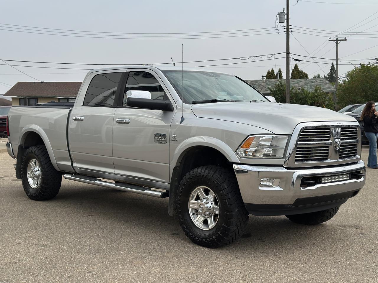 2012 Ram 2500 Laramie Longhorn Crew Cab 4x4 | Diesel | Well Maintained | NAV | Heated Seats Redwater AB