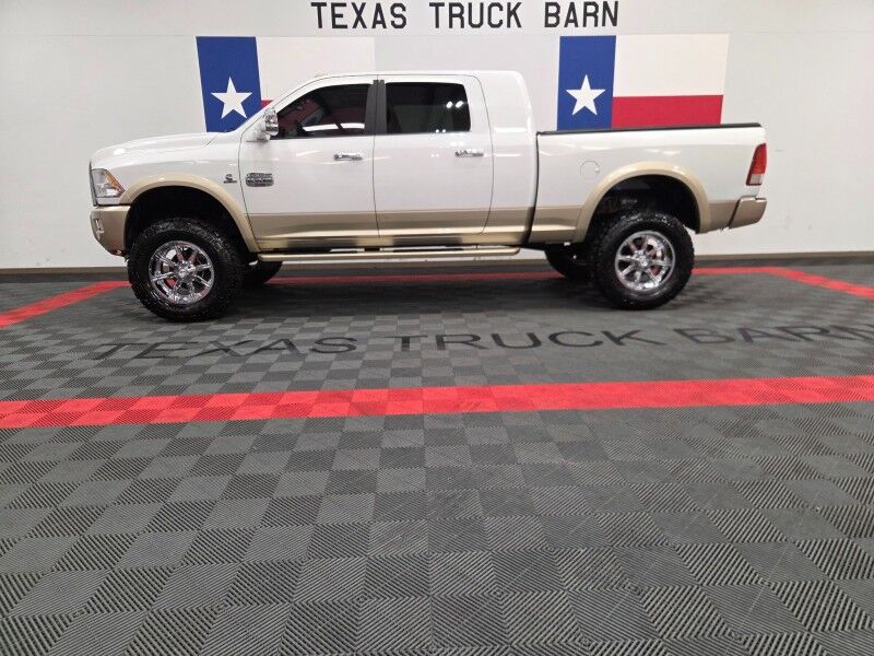 2012 Ram 2500 Longhorn Lifted Mega Cab 6.7L Diesel ARP Studs Banks 37in Tires FREE WARRANTY