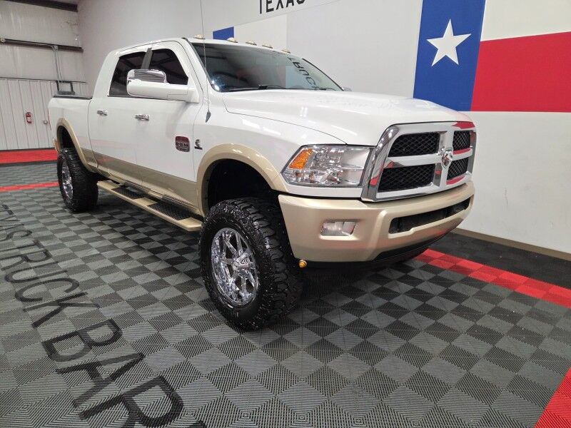 2012 Ram 2500 Longhorn Lifted Mega Cab 6.7L Diesel ARP Studs Banks 37in Tires FREE WARRANTY Arlington TX