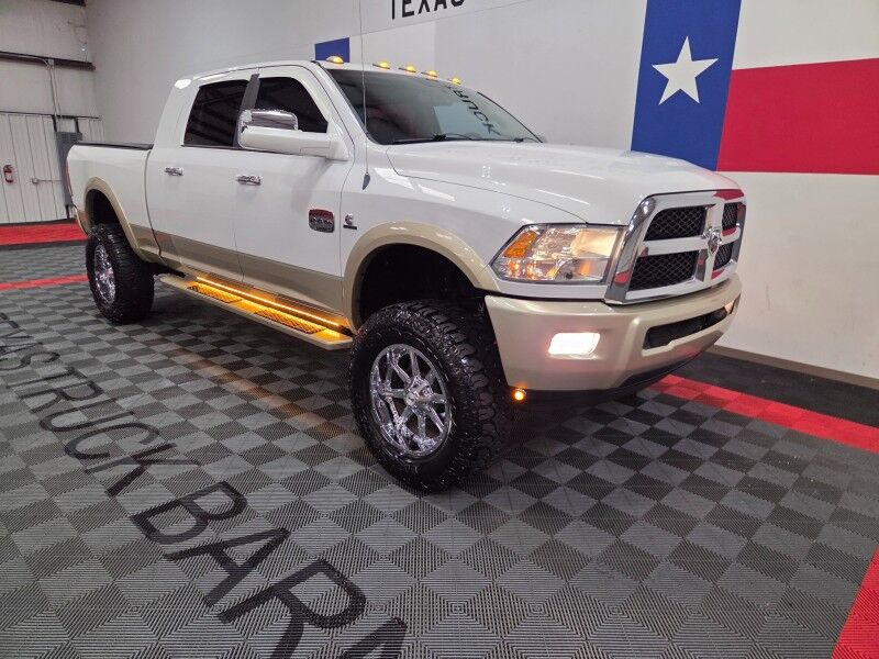 2012 Ram 2500 Longhorn Lifted Mega Cab 6.7L Diesel ARP Studs Banks 37in Tires FREE WARRANTY Arlington TX