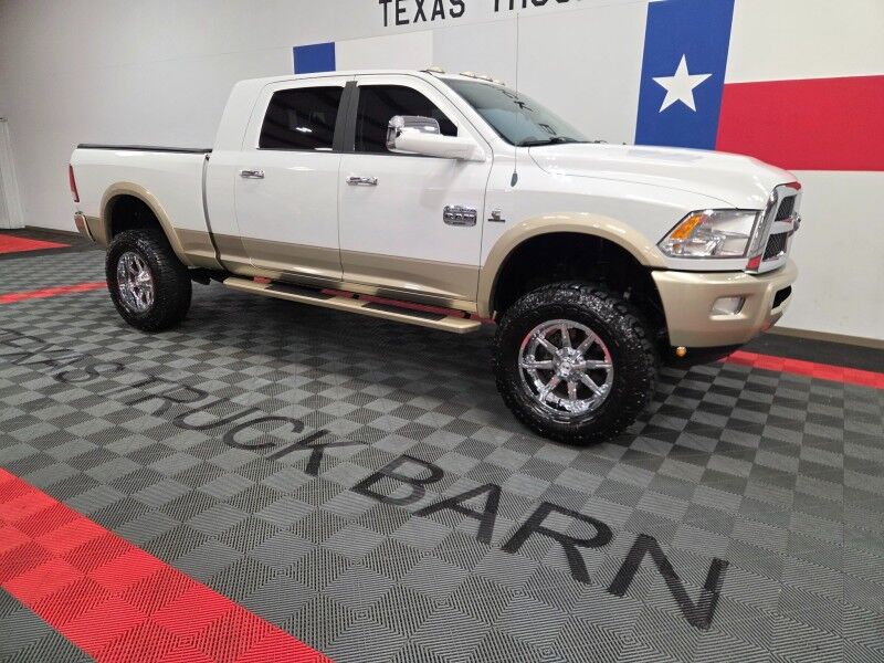 2012 Ram 2500 Longhorn Lifted Mega Cab 6.7L Diesel ARP Studs Banks 37in Tires FREE WARRANTY Arlington TX