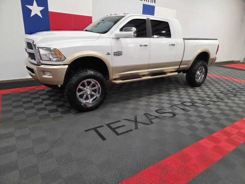 2012 Ram 2500 Longhorn Lifted Mega Cab 6.7L Diesel ARP Studs Banks 37in Tires FREE WARRANTY