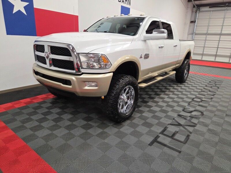 2012 Ram 2500 Longhorn Lifted Mega Cab 6.7L Diesel ARP Studs Banks 37in Tires FREE WARRANTY