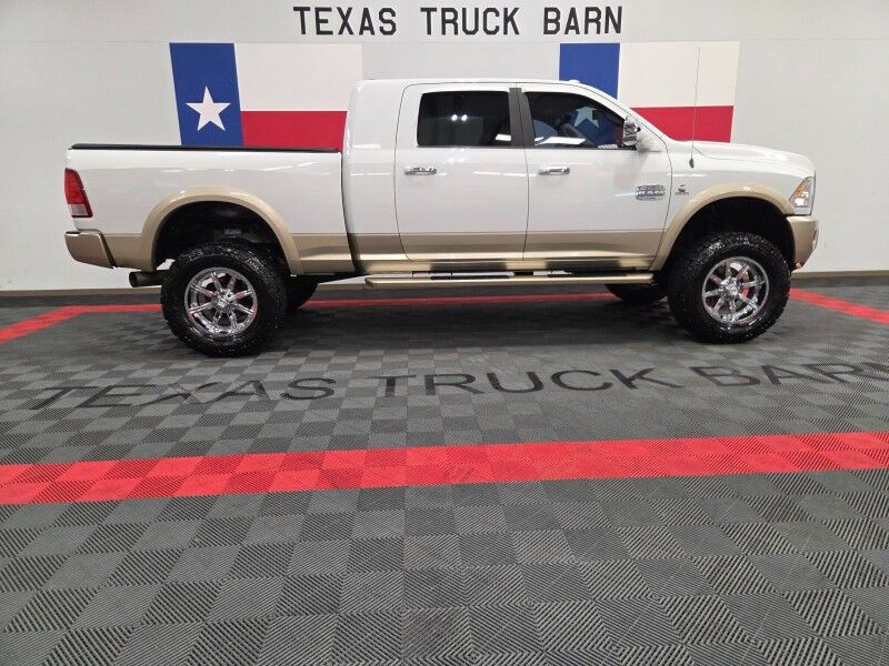 2012 Ram 2500 Longhorn Lifted Mega Cab 6.7L Diesel ARP Studs Banks 37in Tires FREE WARRANTY Arlington TX