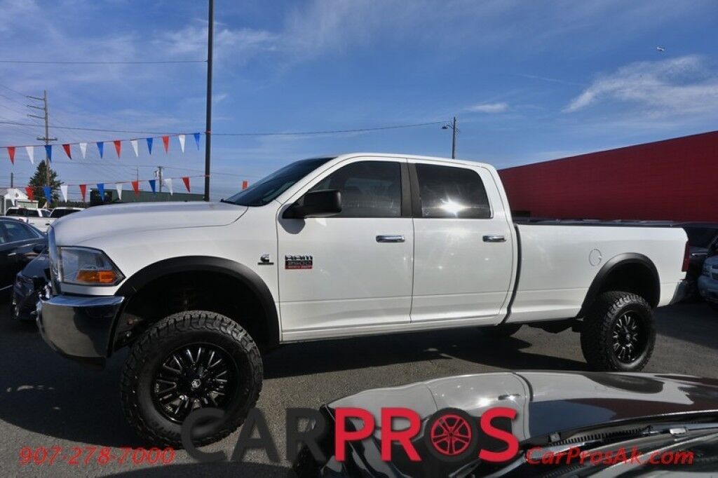 2012 Ram 2500 SLT - 4X4 - Crew Cab - 6.7L Cummins Diesel - Lifted - Power Locks, Windows & Mirrors - Seats 6 - Cruise Control - Bluetooth - Keyless Entry - Exhaust Brake - 35Inch New Tires & Aftermarket 20 Rims - Tow Pkg Anchorage AK