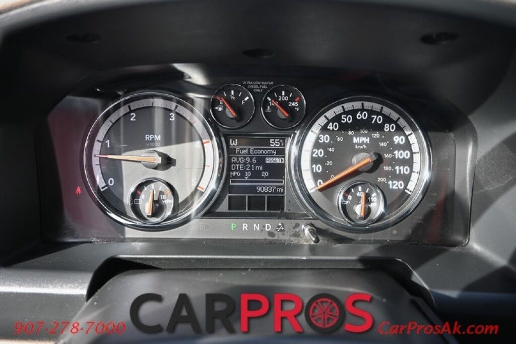 2012 Ram 2500 SLT - 4X4 - Crew Cab - 6.7L Cummins Diesel - Lifted - Power Locks, Windows & Mirrors - Seats 6 - Cruise Control - Bluetooth - Keyless Entry - Exhaust Brake - 35Inch New Tires & Aftermarket 20 Rims - Tow Pkg Anchorage AK