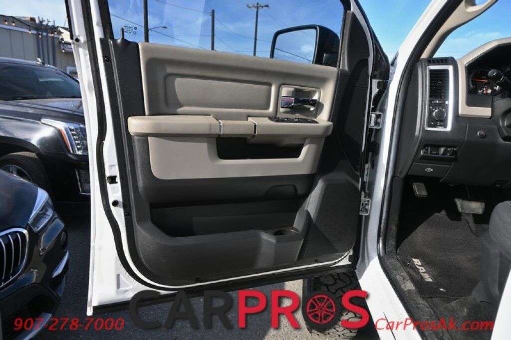 2012 Ram 2500 SLT - 4X4 - Crew Cab - 6.7L Cummins Diesel - Lifted - Power Locks, Windows & Mirrors - Seats 6 - Cruise Control - Bluetooth - Keyless Entry - Exhaust Brake - 35Inch New Tires & Aftermarket 20 Rims - Tow Pkg Anchorage AK