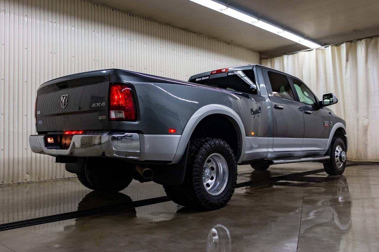 2012 Ram 3500 4x4 Crew Cab Laramie Diesel Dually Red Deer AB
