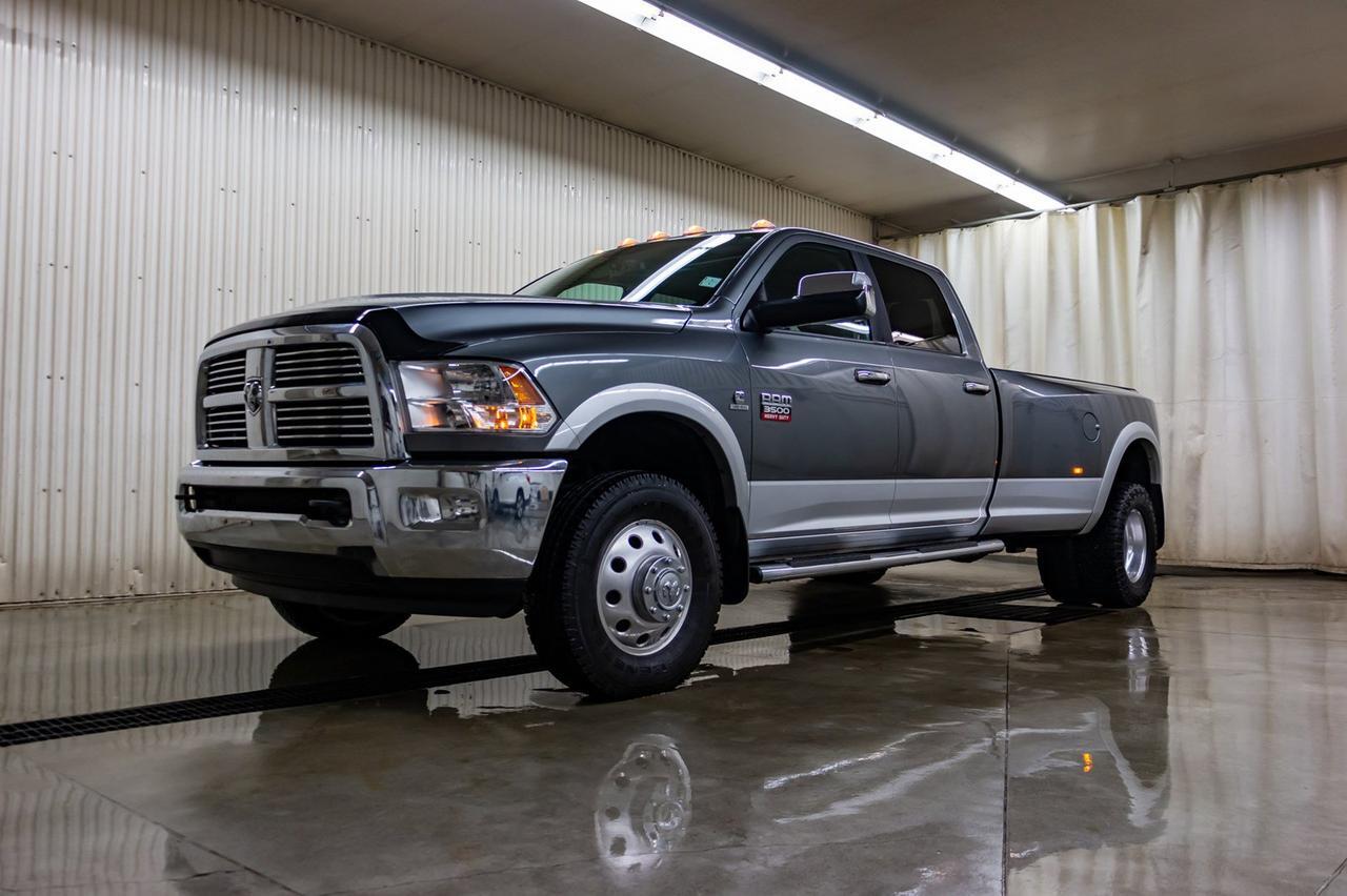2012 Ram 3500 4x4 Crew Cab Laramie Diesel Dually Red Deer AB