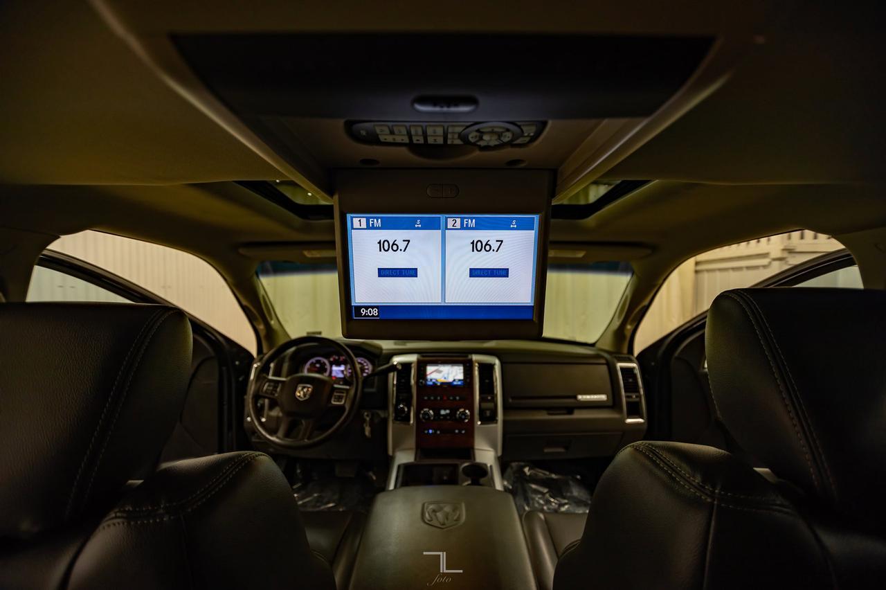 2012 Ram 3500 4x4 Crew Cab Laramie Diesel Leather Roof 6" Lift Red Deer AB