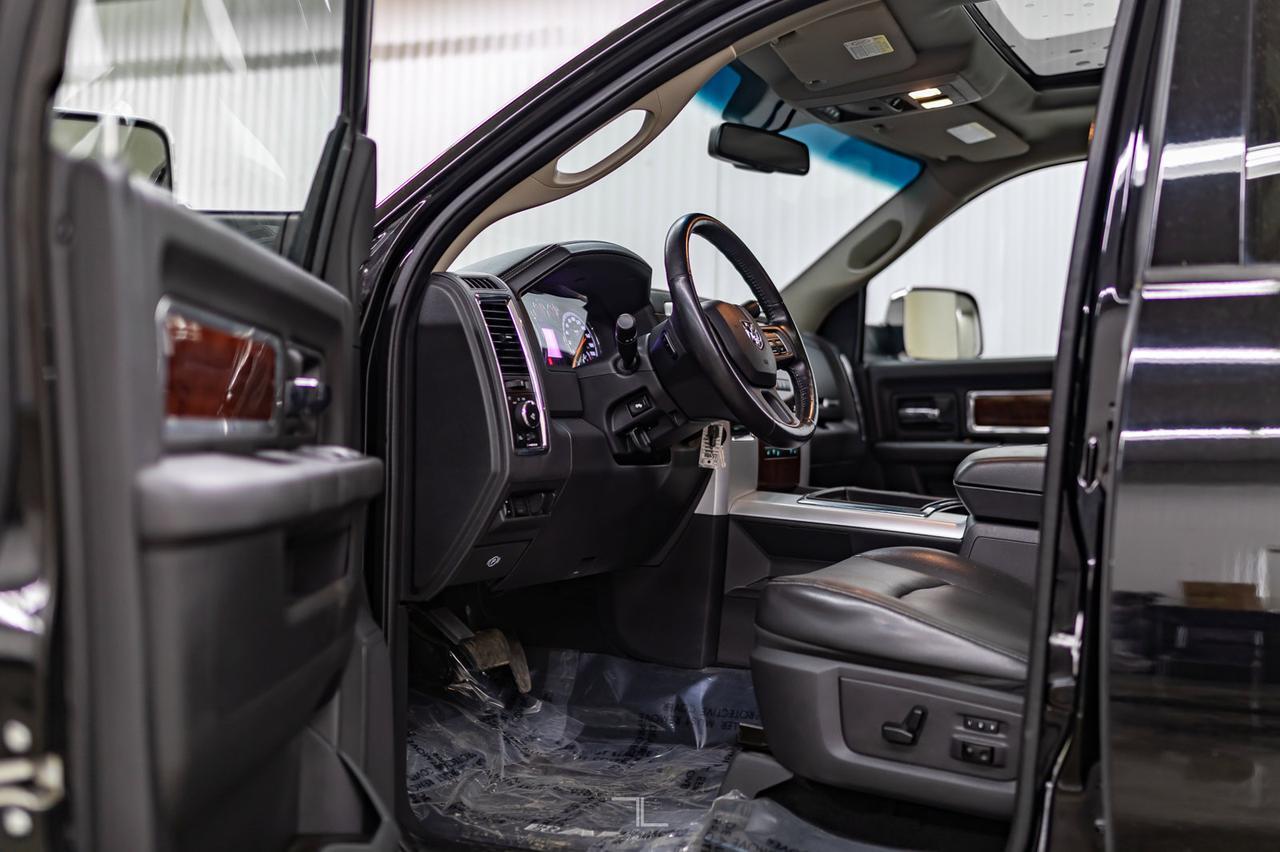 2012 Ram 3500 4x4 Crew Cab Laramie Diesel Leather Roof 6" Lift Red Deer AB