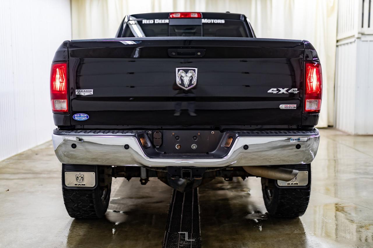 2012 Ram 3500 4x4 Crew Cab Laramie Diesel Leather Roof 6" Lift Red Deer AB