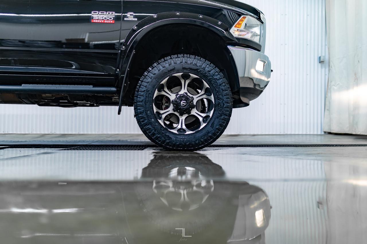 2012 Ram 3500 4x4 Crew Cab Laramie Diesel Leather Roof 6" Lift Red Deer AB