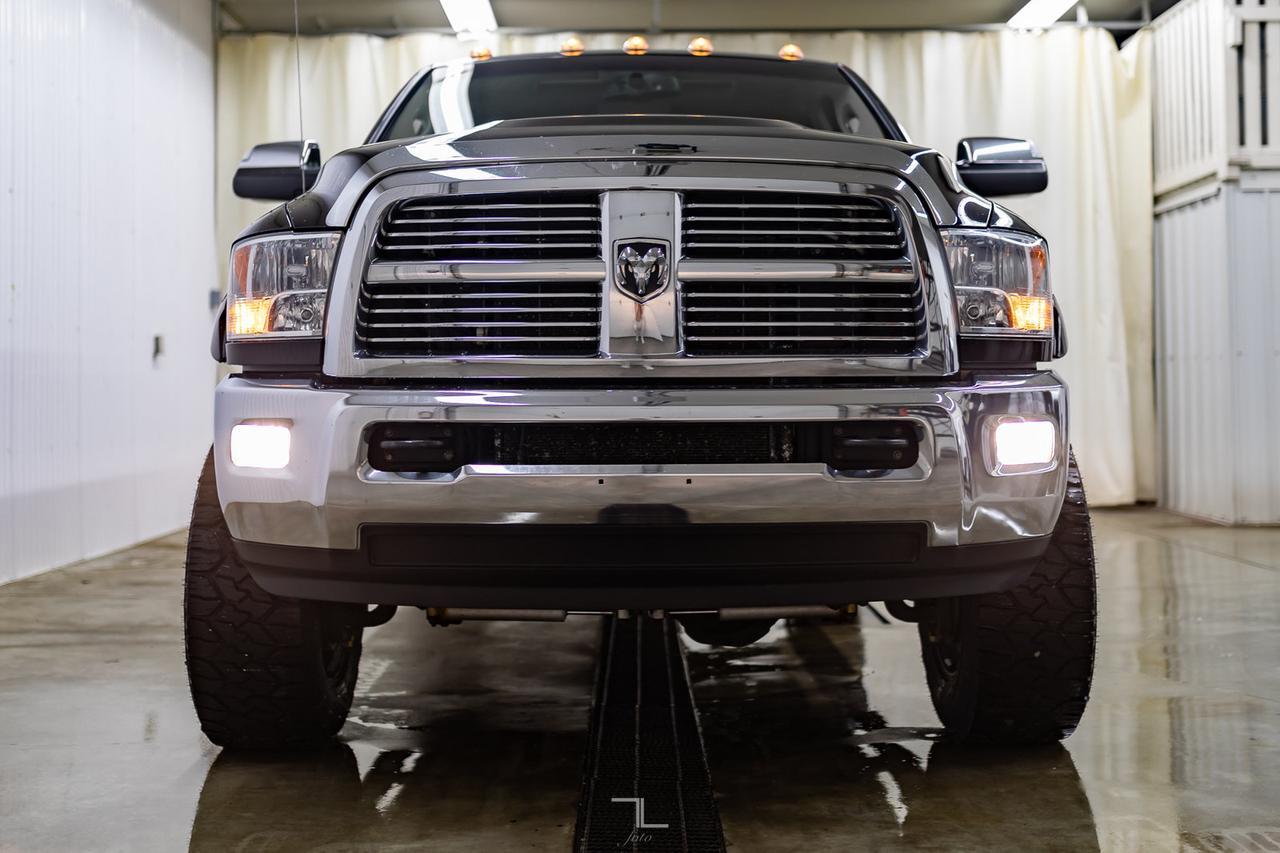 2012 Ram 3500 4x4 Crew Cab Laramie Diesel Leather Roof 6" Lift Red Deer AB