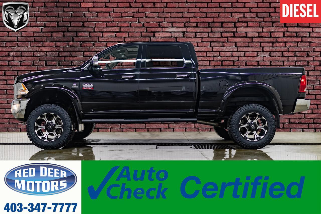 2012 Ram 3500 4x4 Crew Cab Laramie Diesel Leather Roof 6" Lift