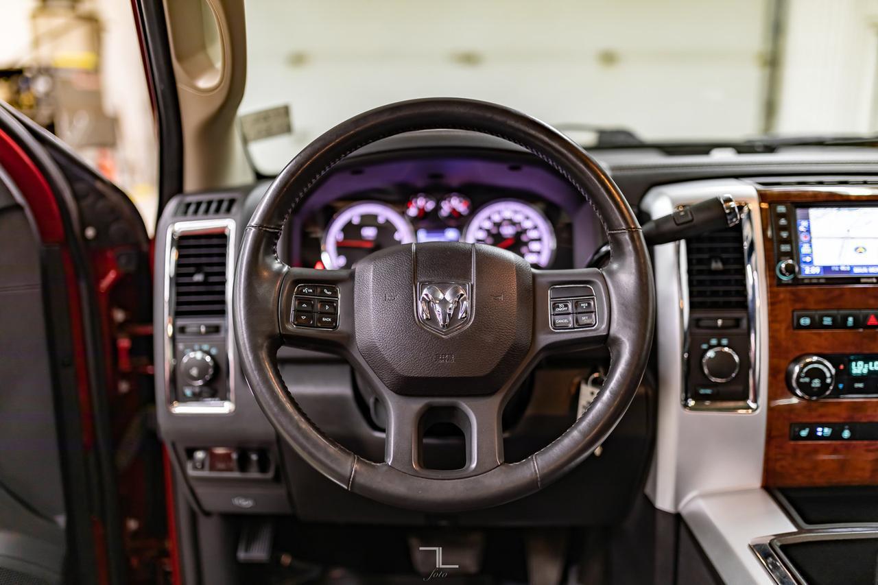 2012 Ram 3500 4x4 Crew Cab Laramie Diesel Leather Roof Nav Red Deer AB