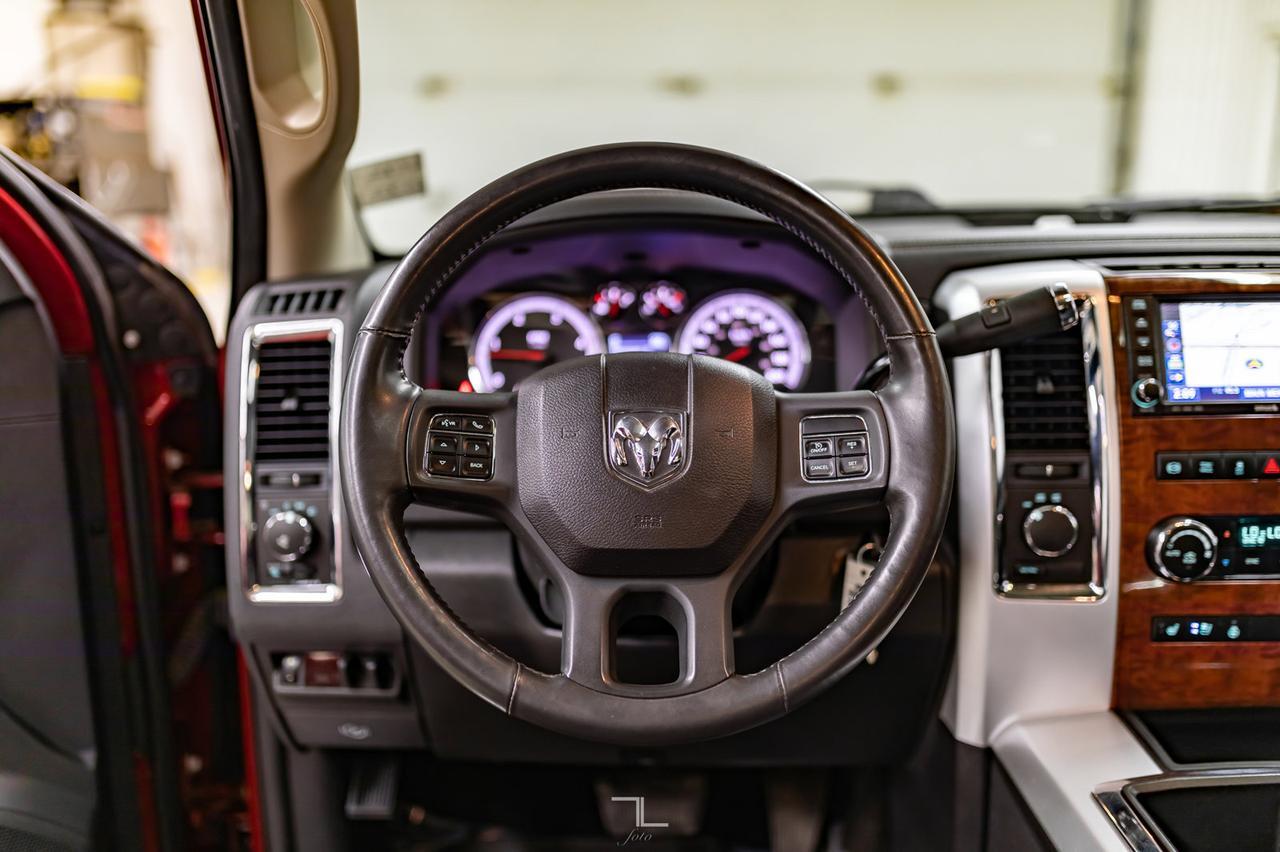 2012 Ram 3500 4x4 Crew Cab Laramie Diesel Leather Roof Nav Red Deer AB