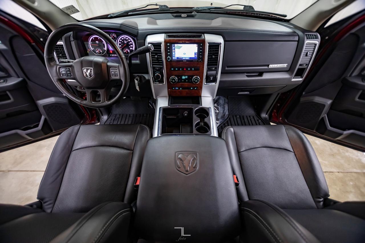 2012 Ram 3500 4x4 Crew Cab Laramie Diesel Leather Roof Nav Red Deer AB