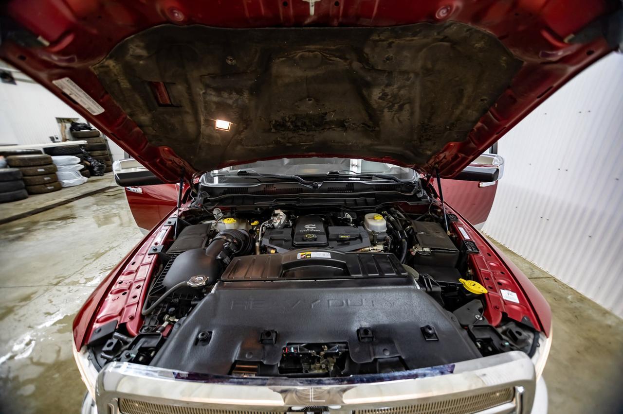 2012 Ram 3500 4x4 Crew Cab Laramie Diesel Leather Roof Nav Red Deer AB