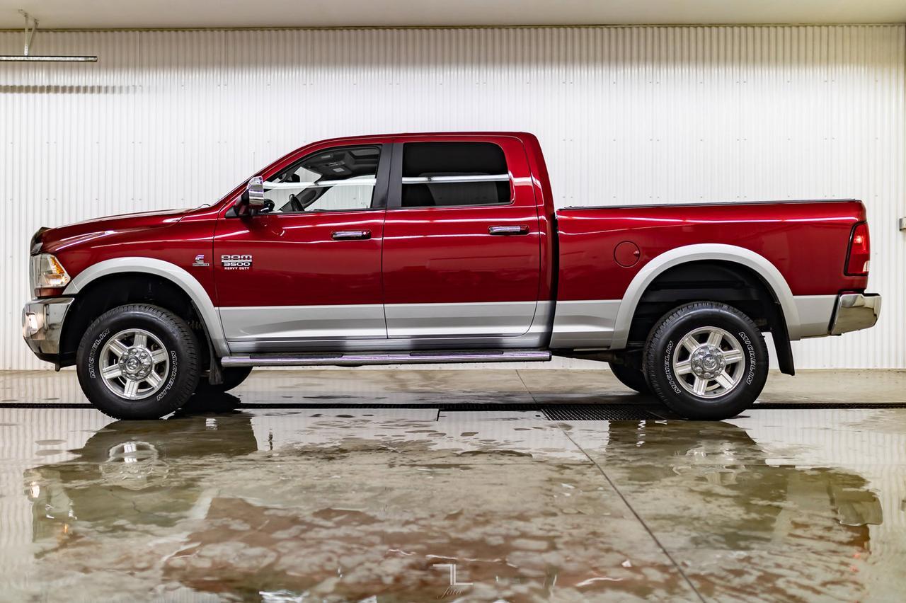 2012 Ram 3500 4x4 Crew Cab Laramie Diesel Leather Roof Nav Red Deer AB